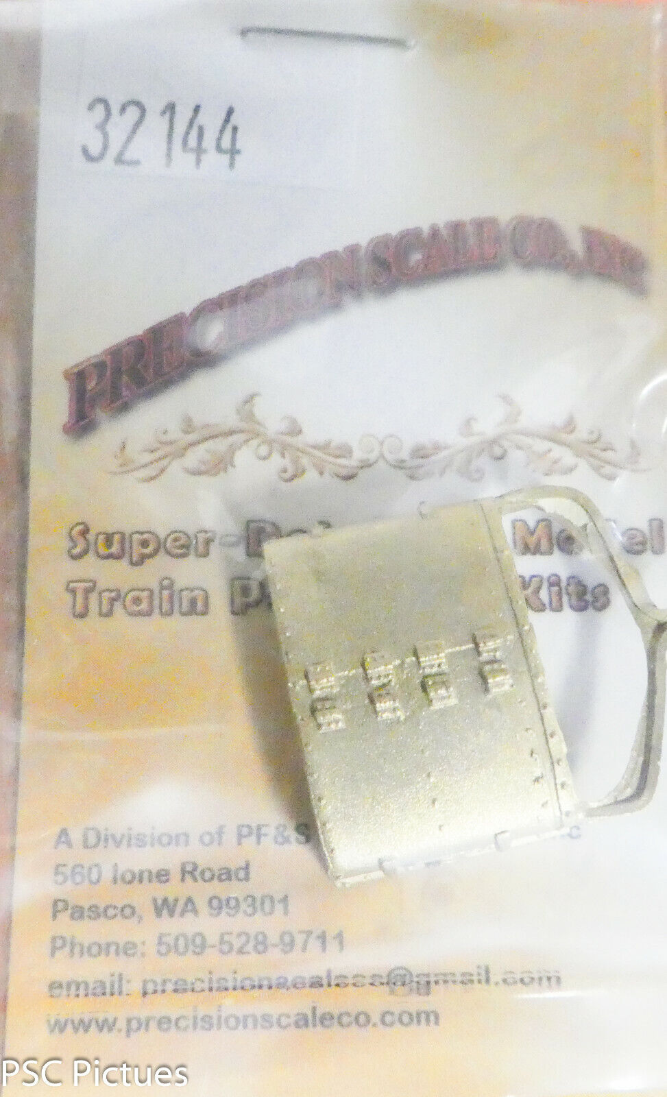 Precision Scale HO #32144 Turret Cover, Baldwin Type (Brass Casting)