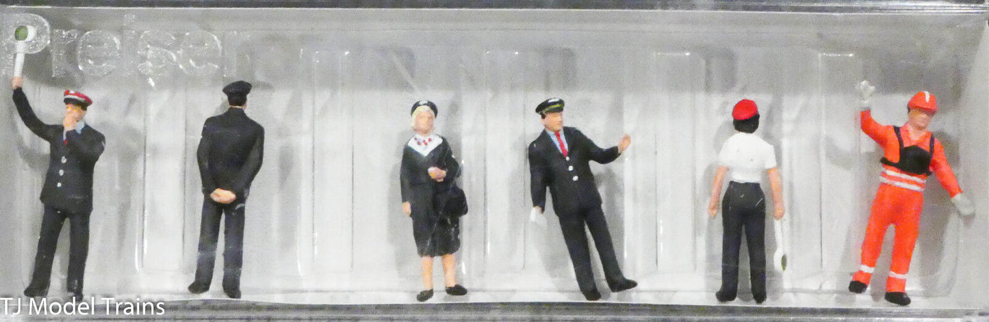 Preiser HO #10236 Railroad Personnel -- 1989 Railroad Personnel
