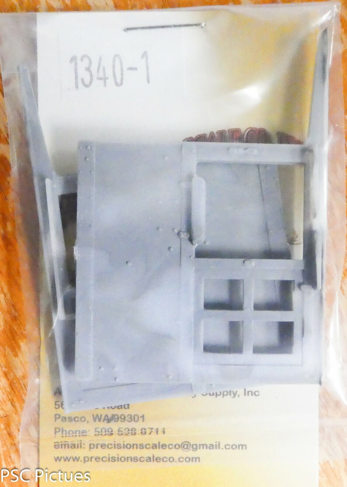 Precision Scale On3 #1340.1 Cab Sides, For: D, C-16, On3 (Plastic Parts)