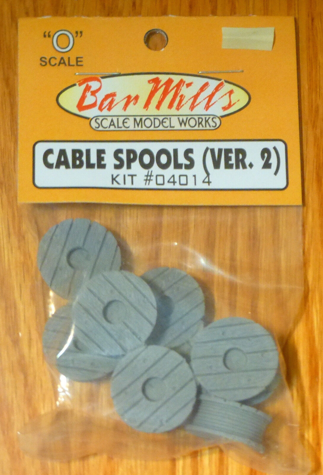 Bar Mills O #4014 Cable Spools Version 2 -- Unpainted