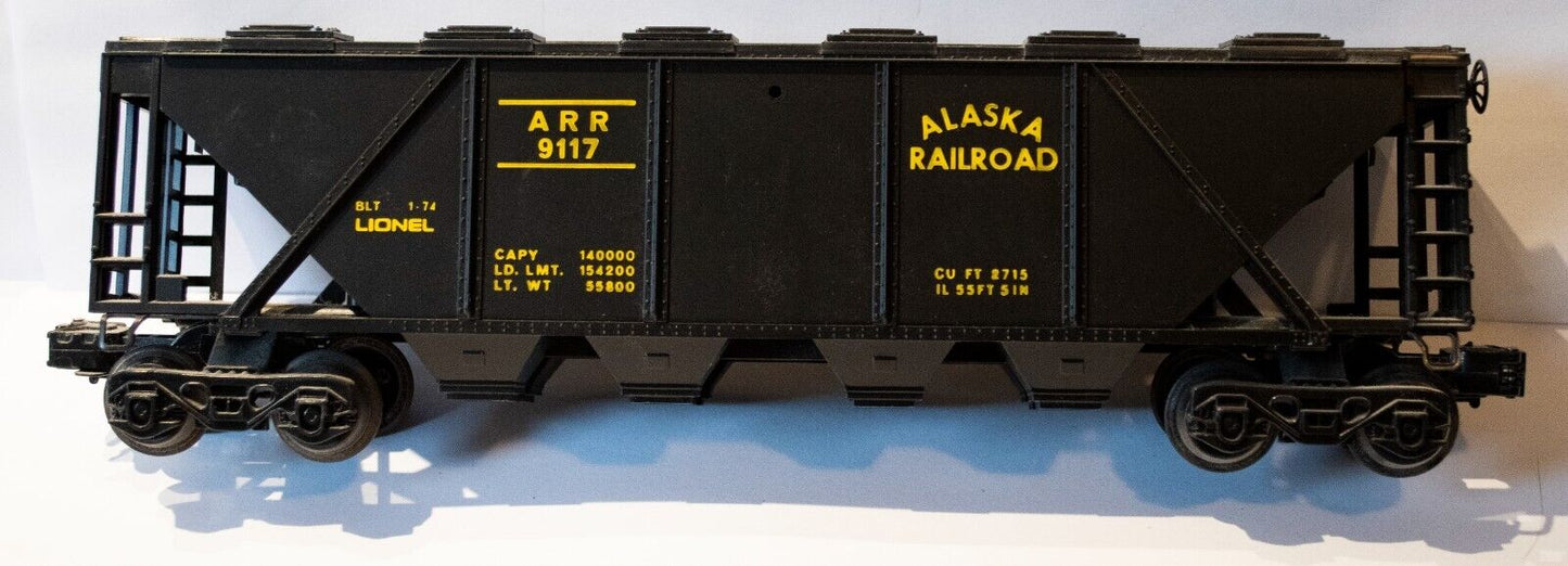Lionel #6-9814 Alaska Railroad Covered Hopper