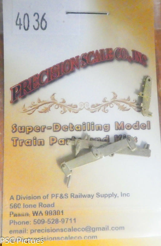 Precision Scale O #4036 Levers, Brake, w/Clevis, for: Freight Car