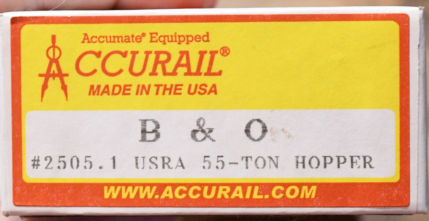 Accurail #2505.1 rd#321523 USRA 55-ton Hopper B&O Built '19/'46