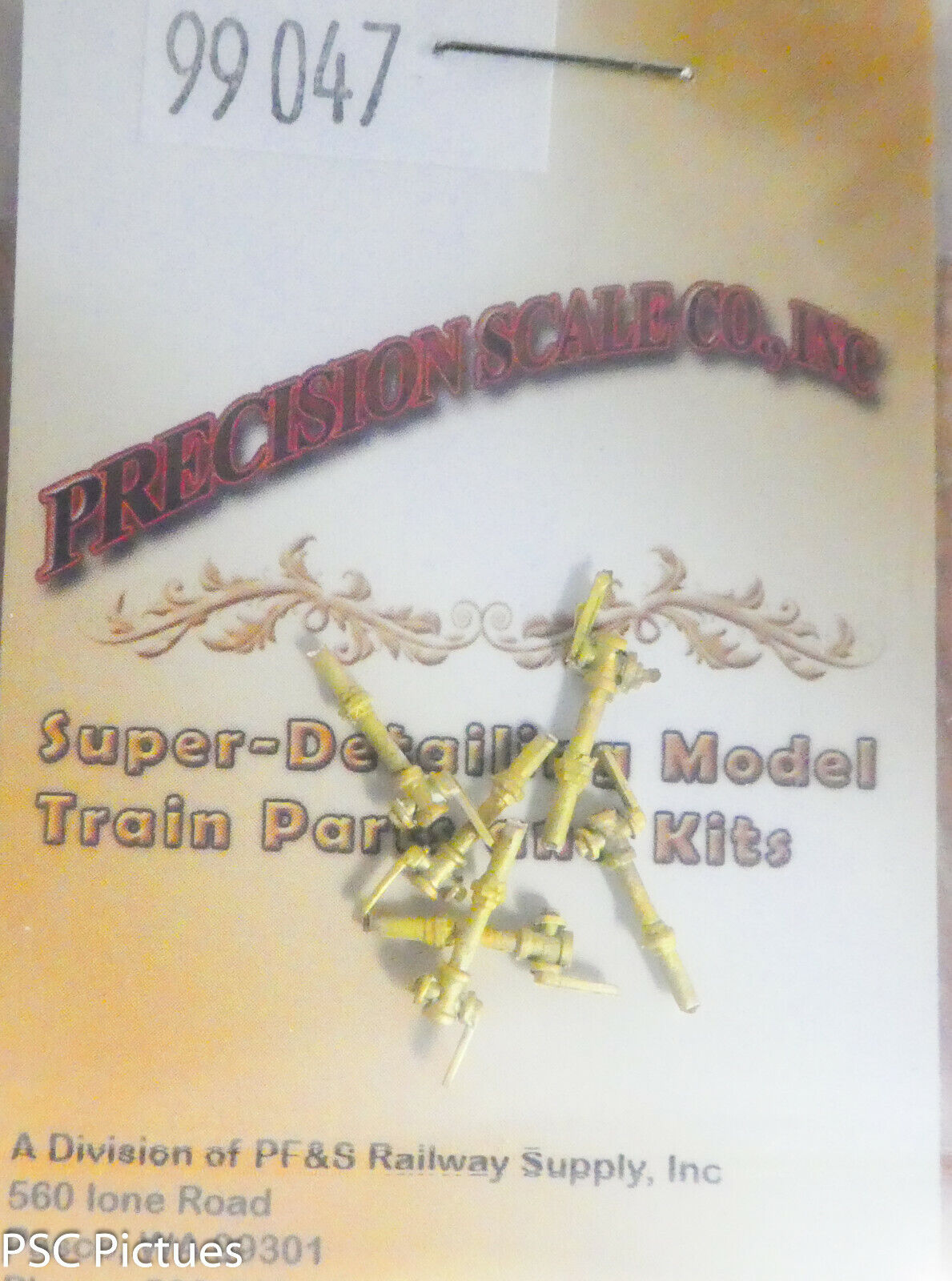 Precision Scale #99047 (Large Scale) Vlaves for Air Tank Drain (Brass Castings)