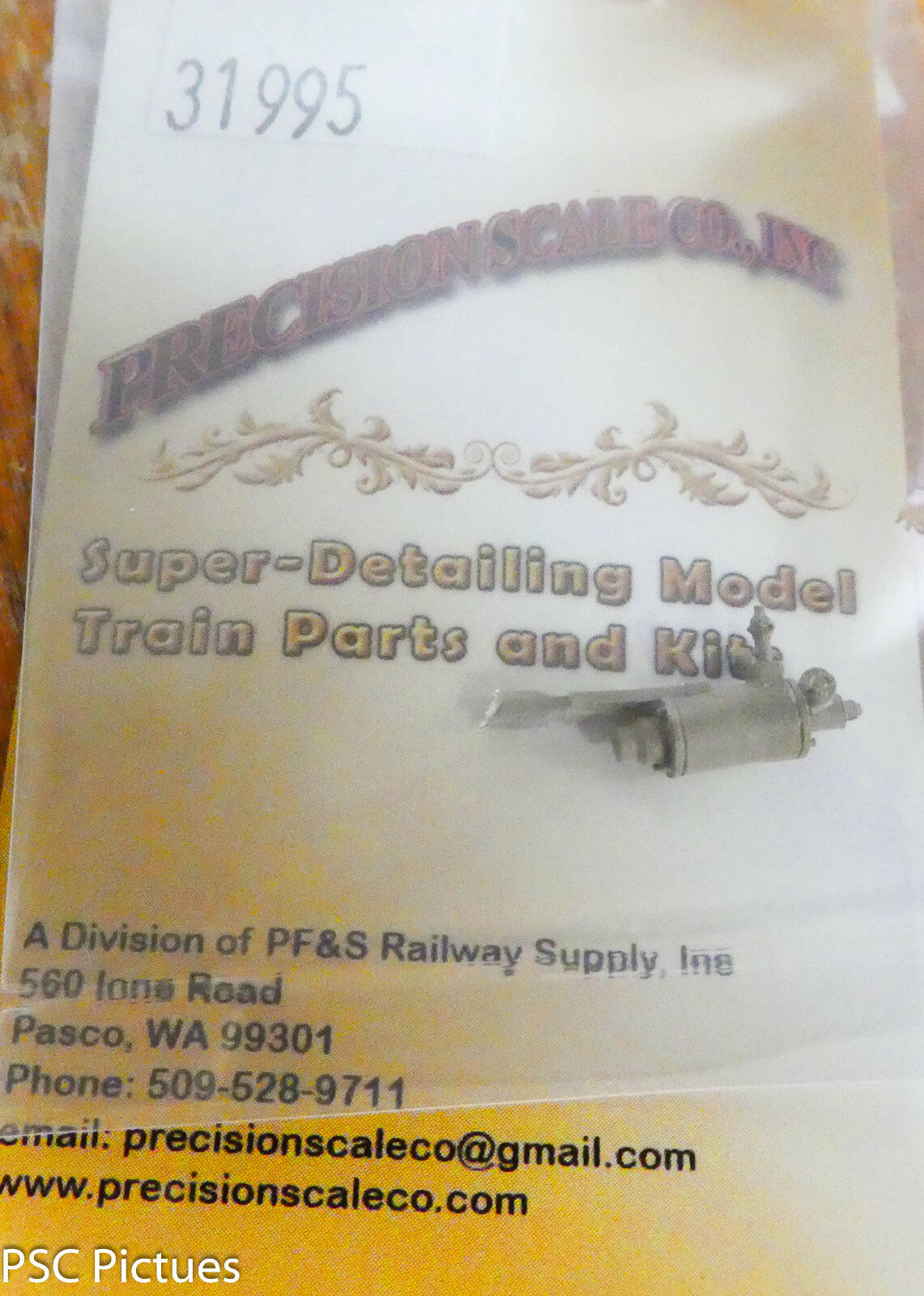 Precision Scale HO #31995 Engine, Simplex Stoker (Brass Casting)