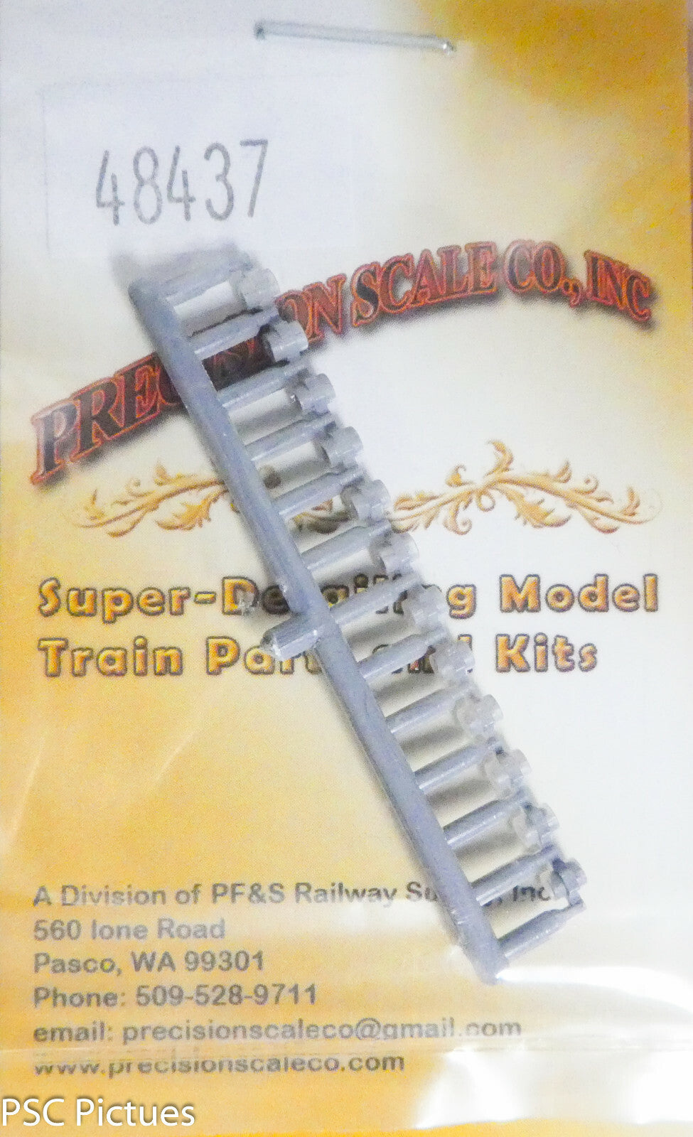 Precision Scale #48437 Any Scale (Unions Cored for .042" Wire, Plastic Parts 12)