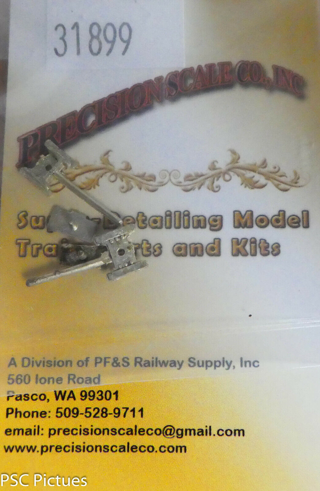 Precision Scale HO #31899 Crossheads, Alligator, for Small Locomotive & NG