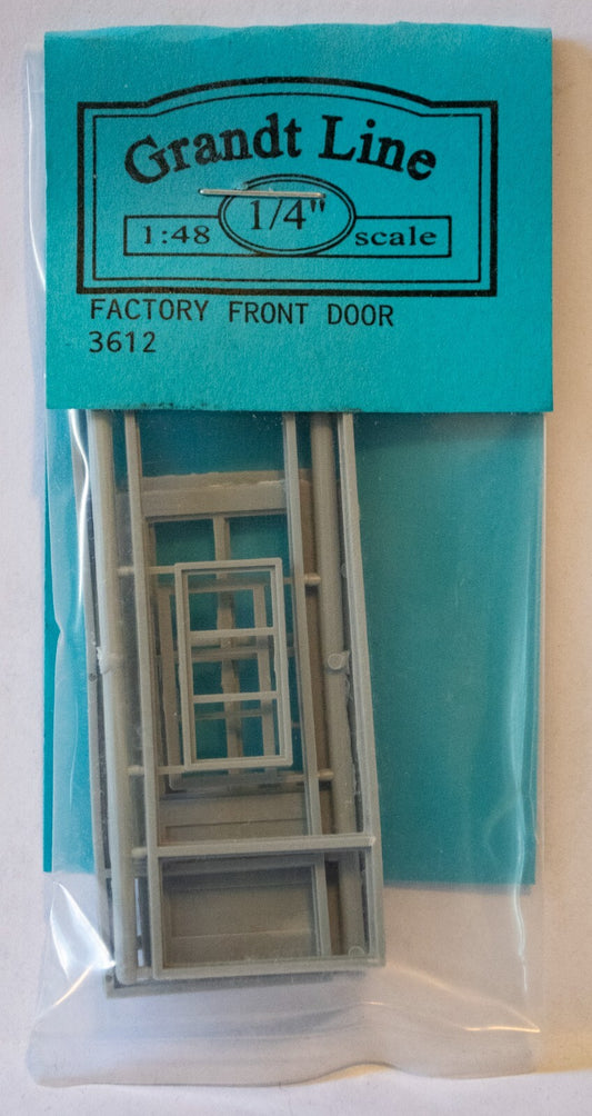 Grandt Line O #3612 Factory Front Door w/Transom for Masonry Buildings -- 39 x 9