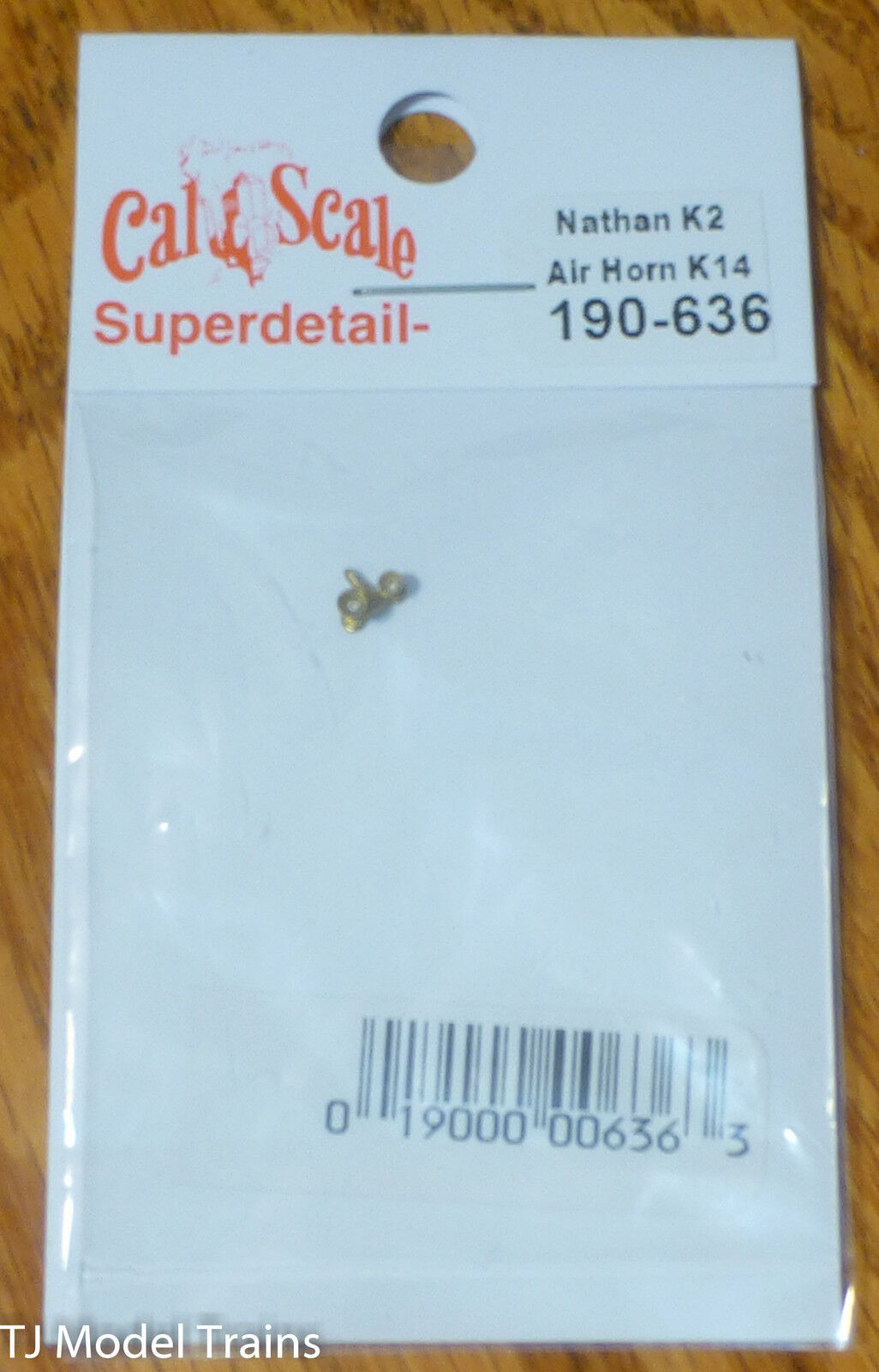 Cal-Scale #636 Nathan K2 Air Horn K14 (HO Scale) Brass Casting