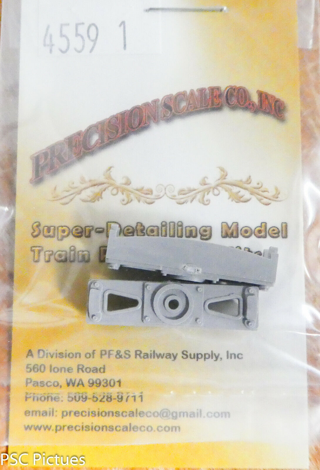 Precision Scale O #4559.1 Bolsters, Truck (Plastic Parts)