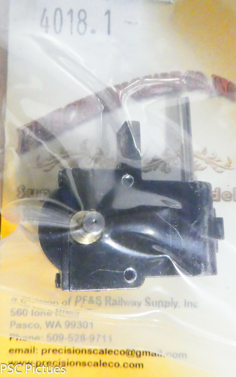 Precision Scale HO #4018.1 Gear Box, 37:1 for: On3, HO (3mm Axle 2mm Shaft)