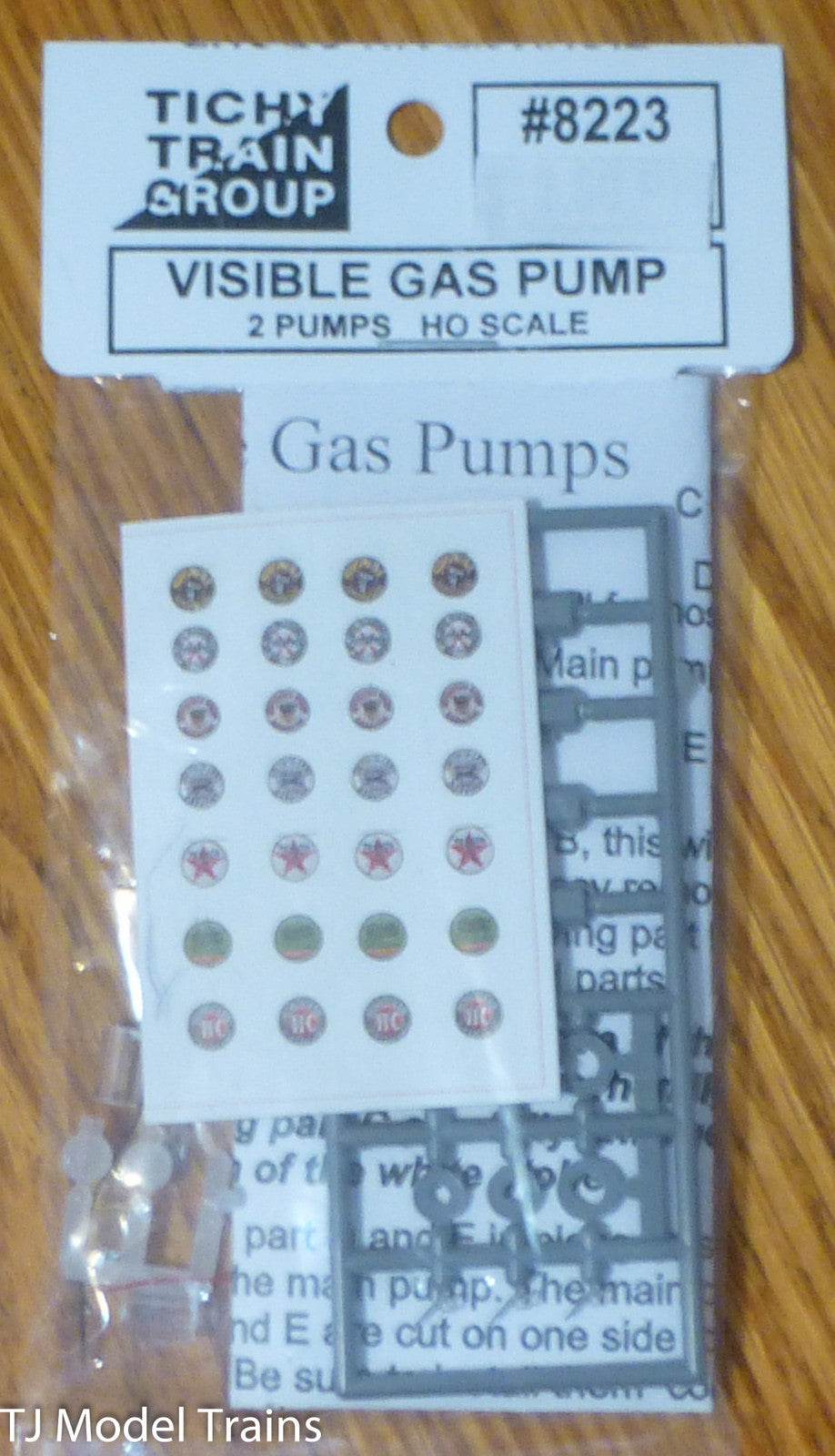 Tichy Train Group 8223 Visible Gas Pump Unpainted (2 in pkg) (HO S