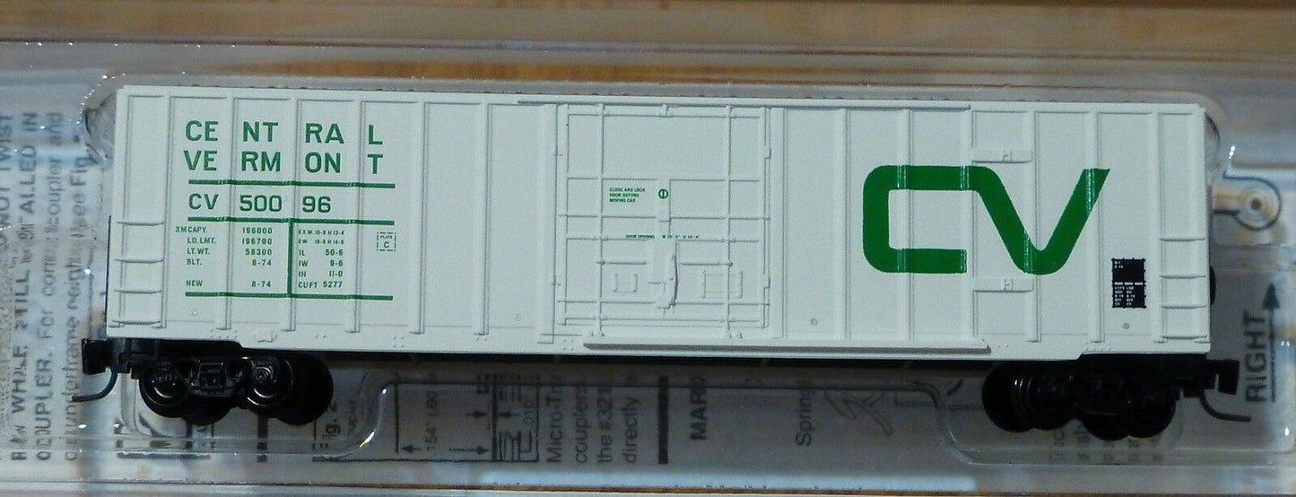 Micro-Trains Line Z #51100061 Central Vermont 50' Rib Side Boxcar Rd #50096