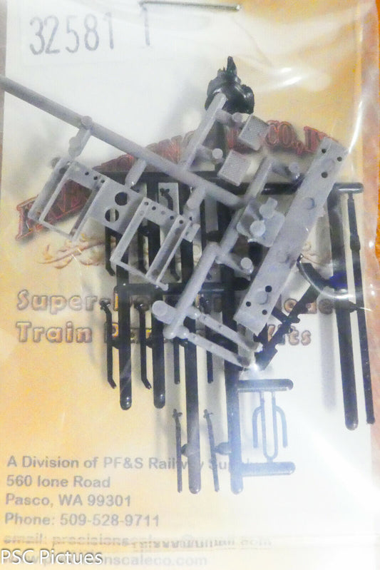 Precision Scale HOn3 #32581.1 Pilot, Modern C-16 w/Deck Plate & Front Frame Exte