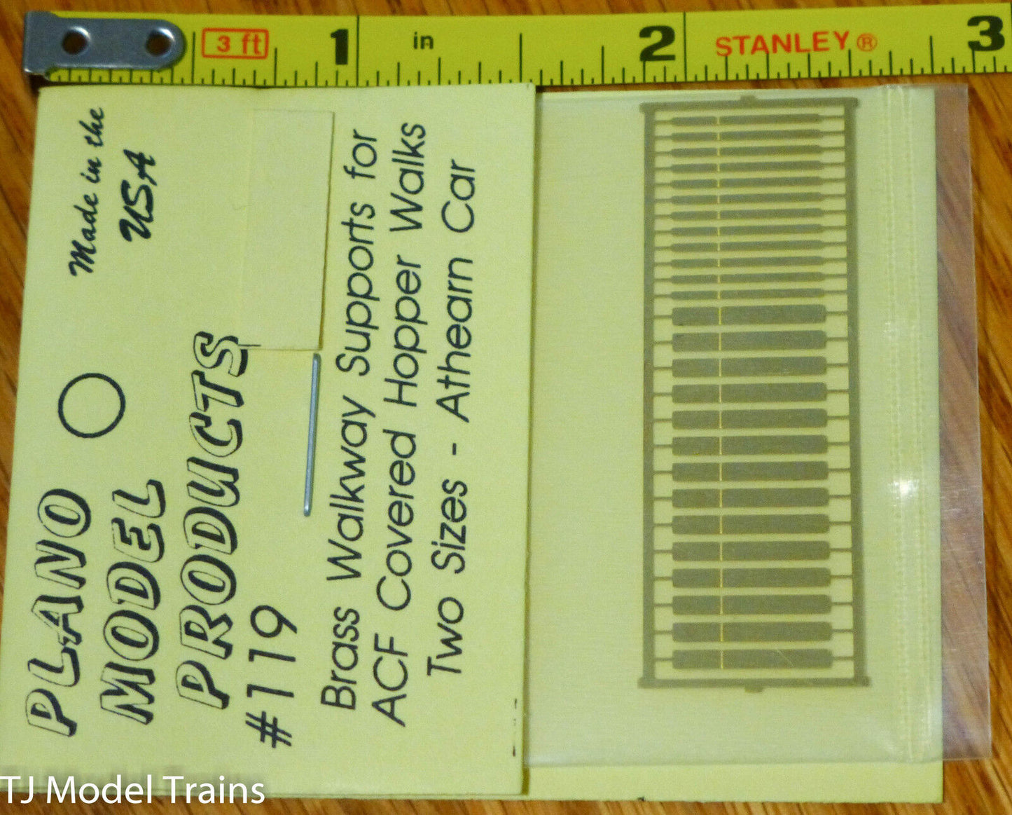 Plano #119 ACF Athearn Hoppers Walkway Risers -- Two Sizes