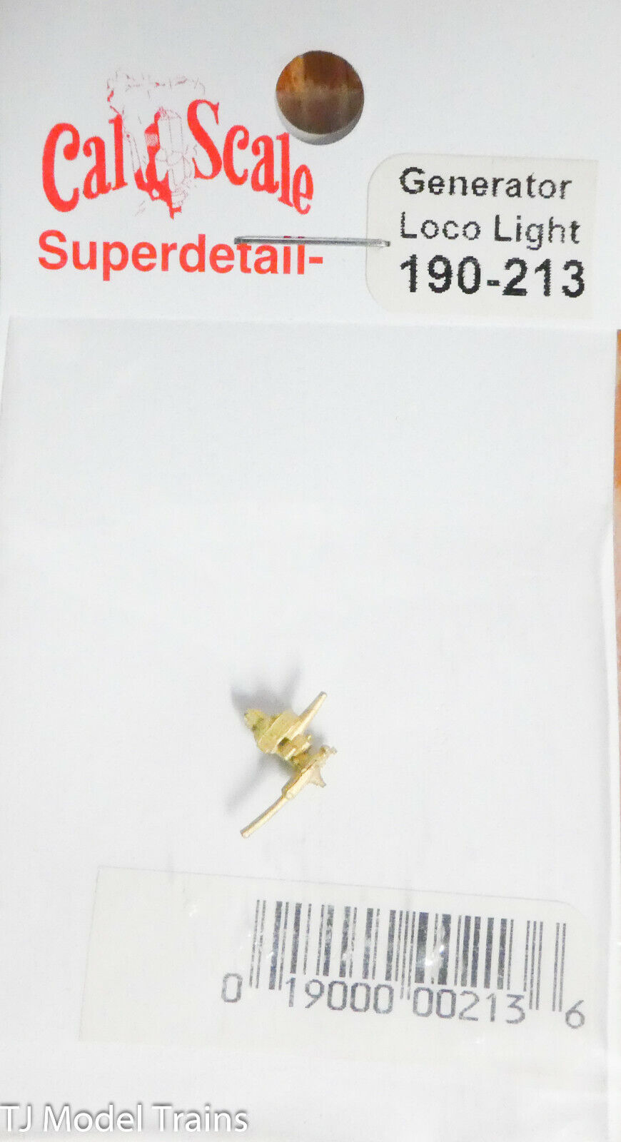 Cal-Scale HO #213 Generator for: Light Loco (Brass Casting) HO Scale