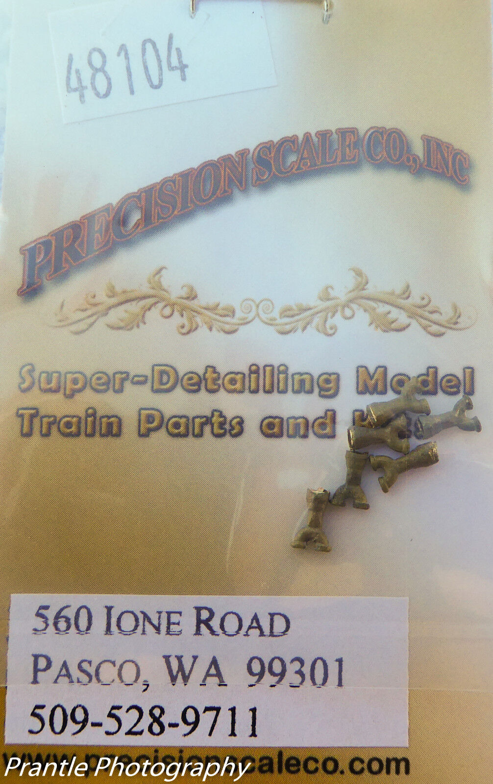 Precision Scale #48104 Ends, Large, Cooling Coil .028" core (Brass)