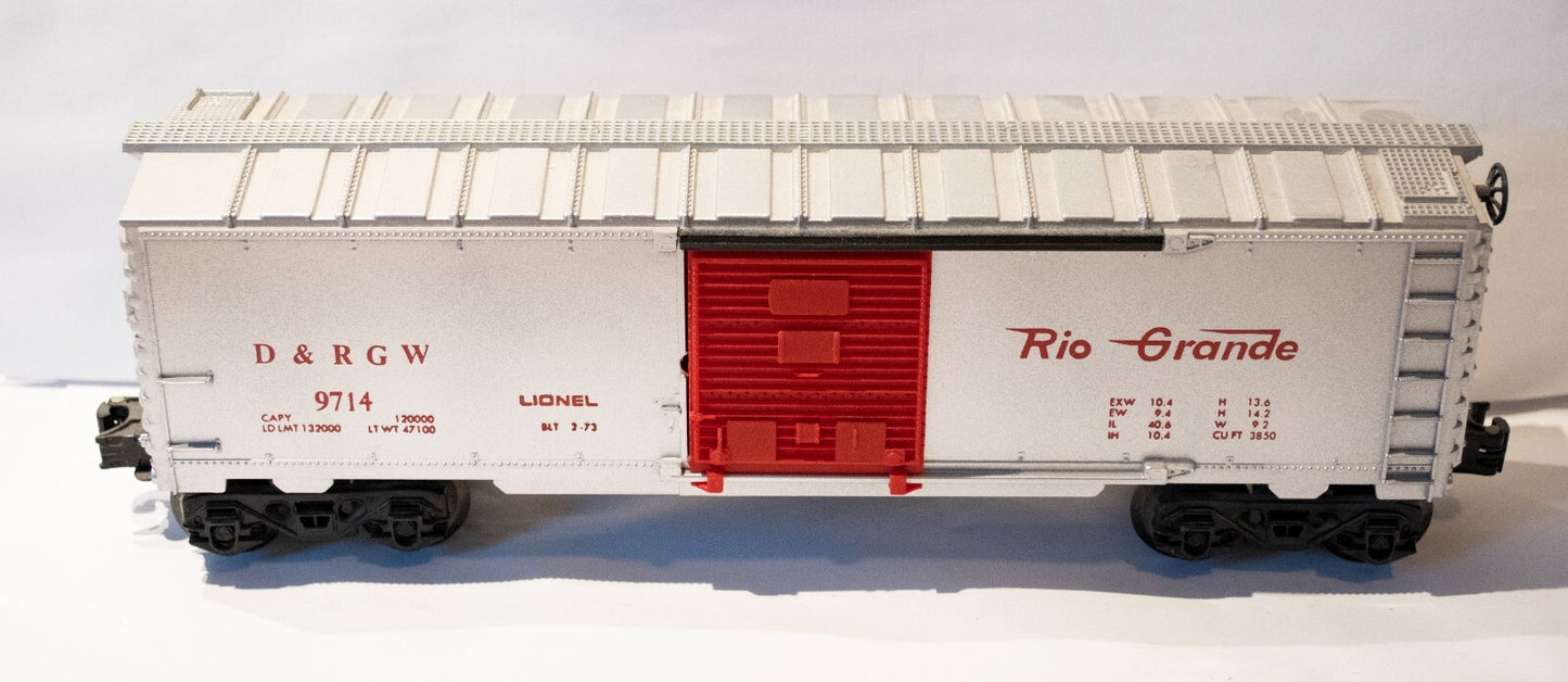 Lionel #6-9714 D&RGW Box Car