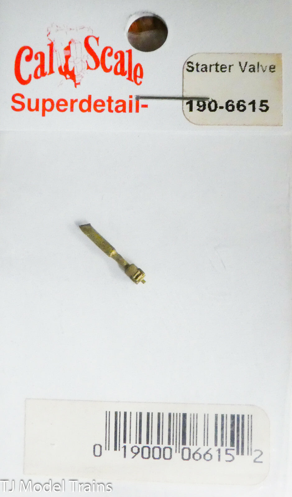Cal-Scale HO #6615 Starter Valve (Brass Casting) 1:87 Scale