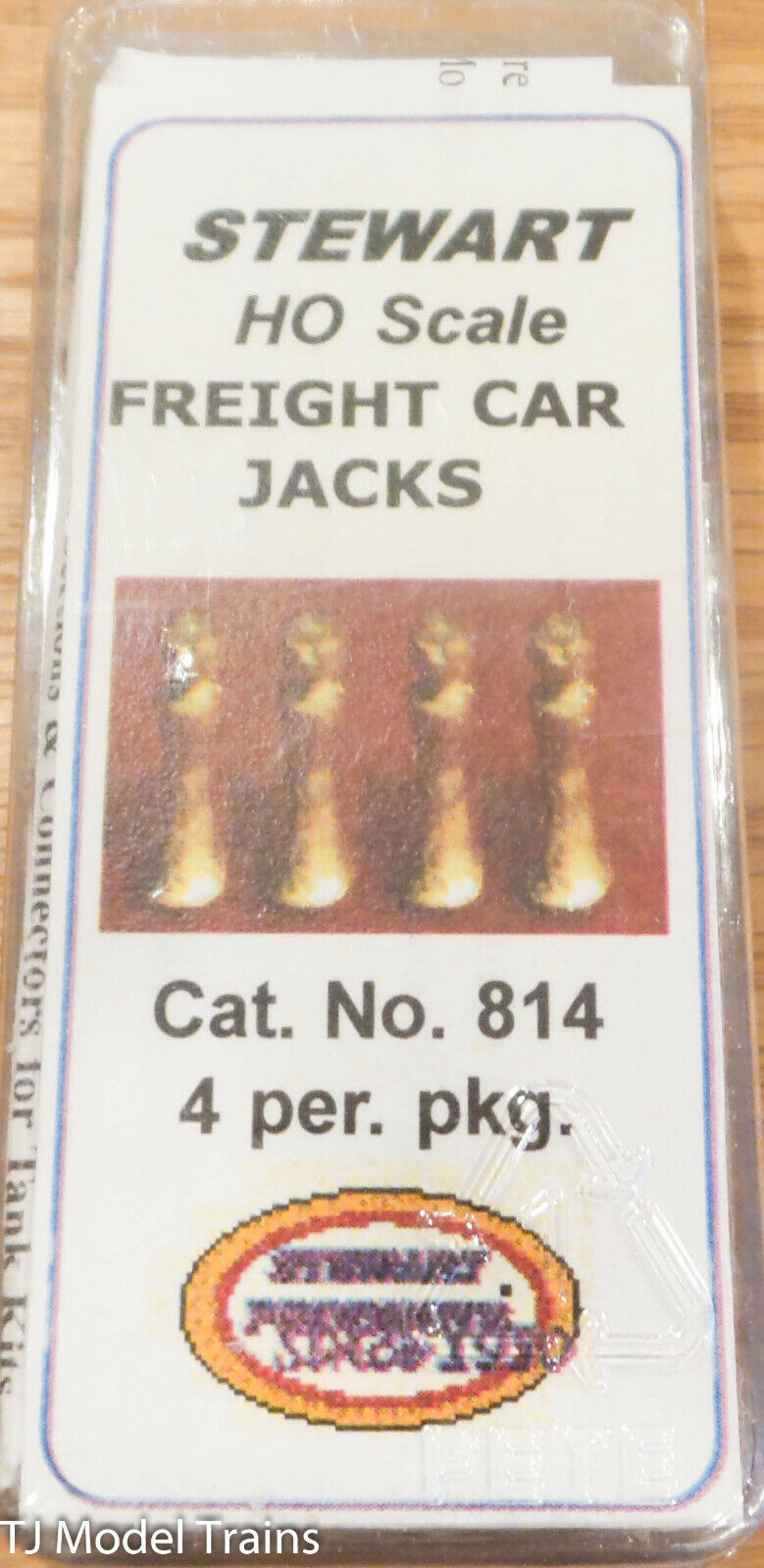 Stewart HO Scale #814 Freight Car Jacks -- Pkg of (4)