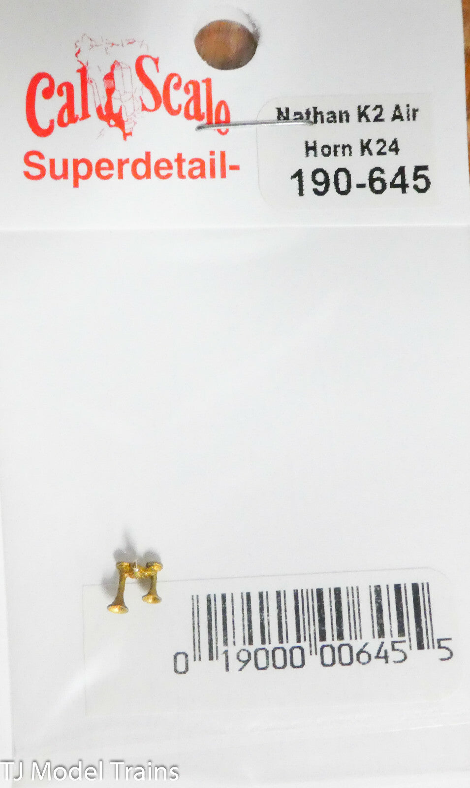 Cal-Scale HO #645 Nathan K2 Air Horn K24 (Brass Casting)
