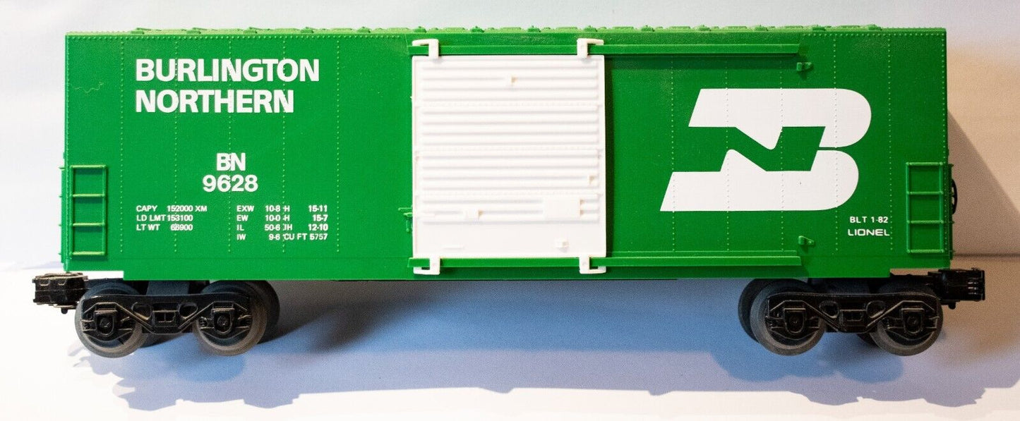 Lionel #6-9628 Burlington Northern Hi-Cube Box Car