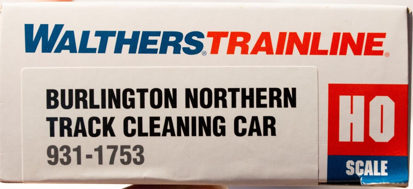 Walthers HO #931-1753 40' Plug-Door Track Cleaning Boxcar - Ready to Run -- Burl