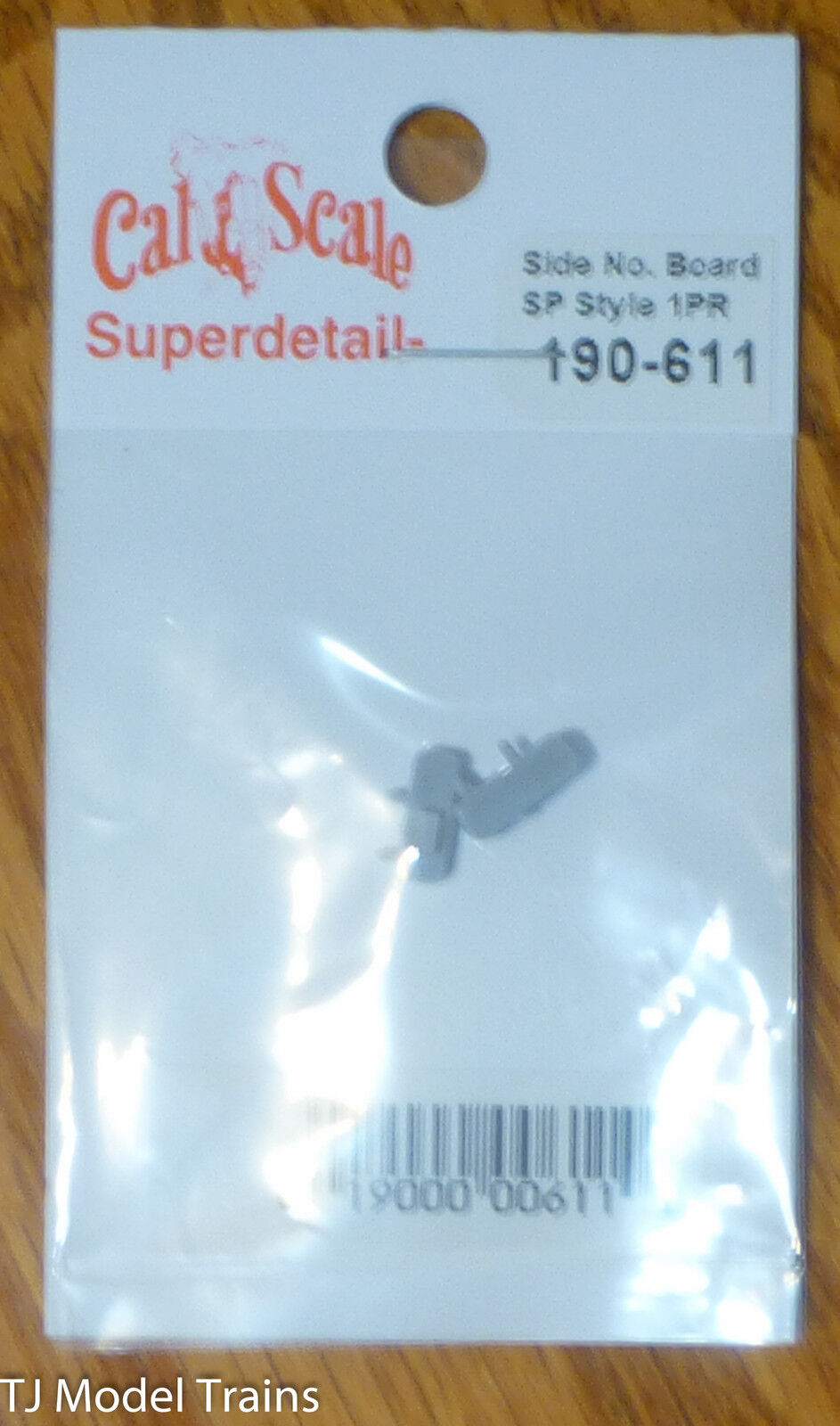 Cal-Scale #611 Side No. Board SP Style (1 Pair in pkg) (HO Scale) Plastic