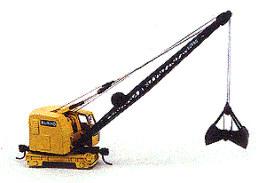 Custom Finishing Models HO #7000 BURRO Model 40 Crane 12.5 Ton (Kit) Pewter