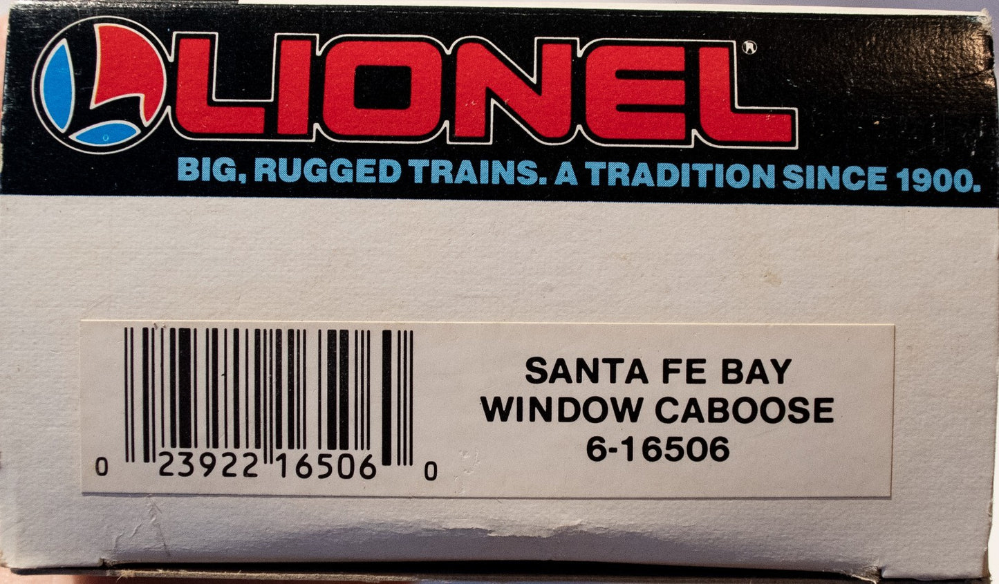 Lionel O Scale #6-16506 Santa FE SF Bay Window Caboose