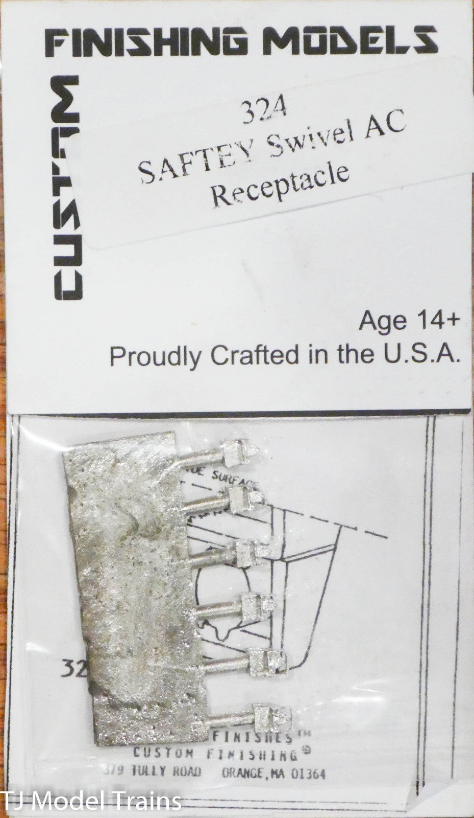 Custom Finishing Models HO #324 Safety Swivel AC Receptacle