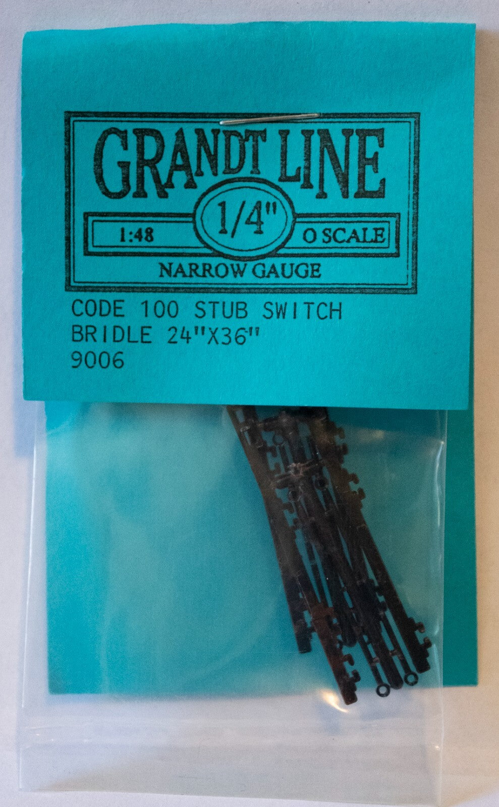 Grandt Line O #9006 Stub Switch Bridle -- Code 100, 24 x 36
