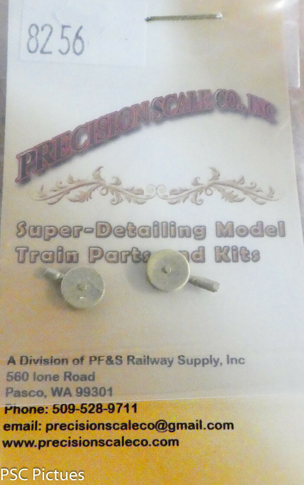 Precision Scale O #8256 Cylinder Covers (Brass Castings)