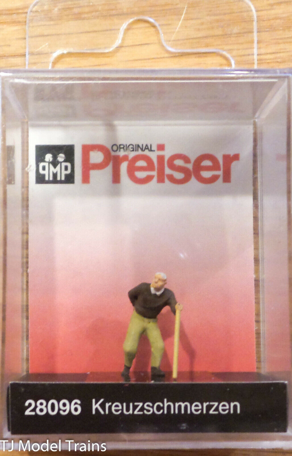 Preiser HO #28096 Backache (Figures) 1:87th Scale / Handed Painted