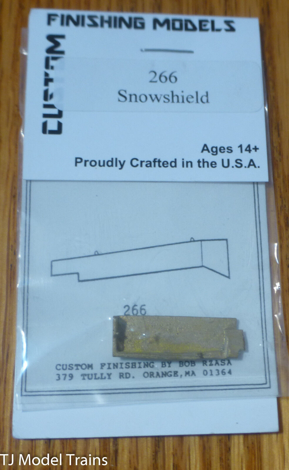 Custom Finishing HO #266 Snowshield - GP38/38-2 Long Notch