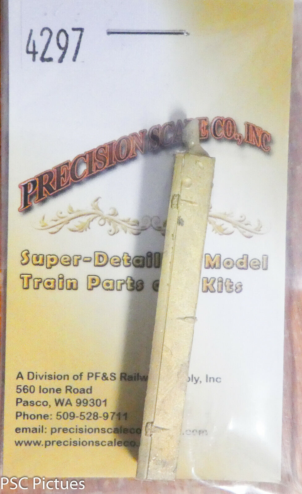 Precision Scale O #4297 Box, Long Tool (Brass Casting) 1:48th Scale