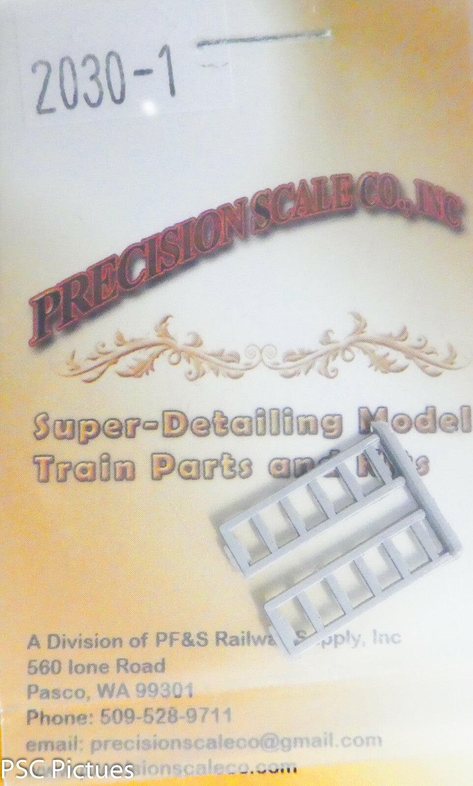 Precision Scale O #2030.1 Number Board Insert for #2030 & #4481 (Plastic)