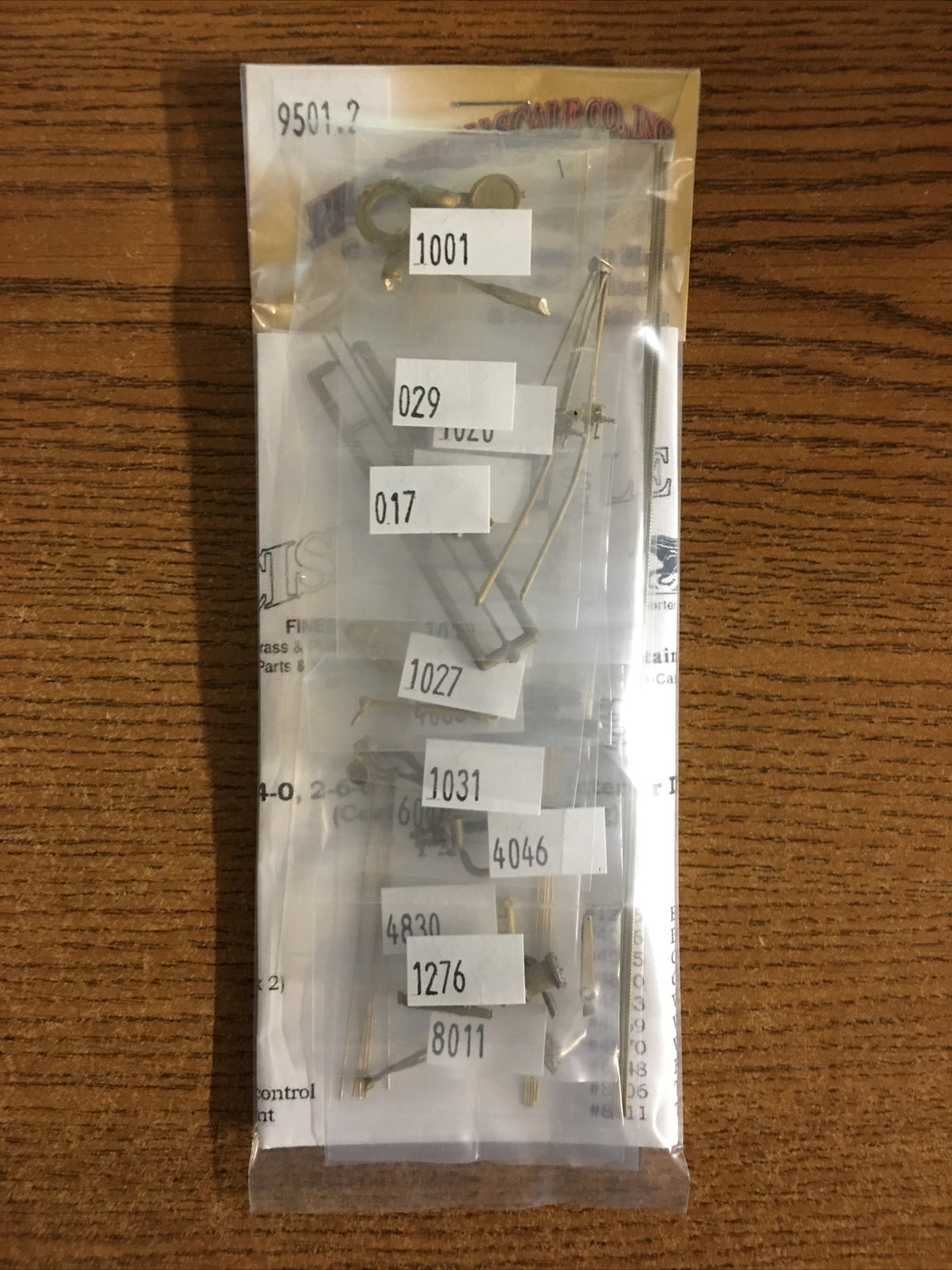 Precision Scale On3 #9501.2 Baldwin Narrow Gauge (Detail Kit) 4-4-0, 2-6-0