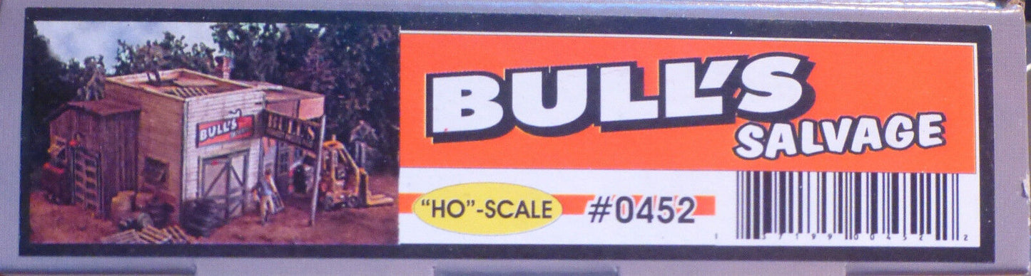 Bar Mills HO #452 Bull's Salvage -- Kit - 5 x 7" 12.7 x 12.7cm