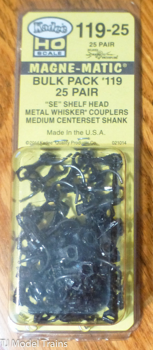 Kadee #119-25 (11925) Bulk Pack of 119's 25 Pair in package