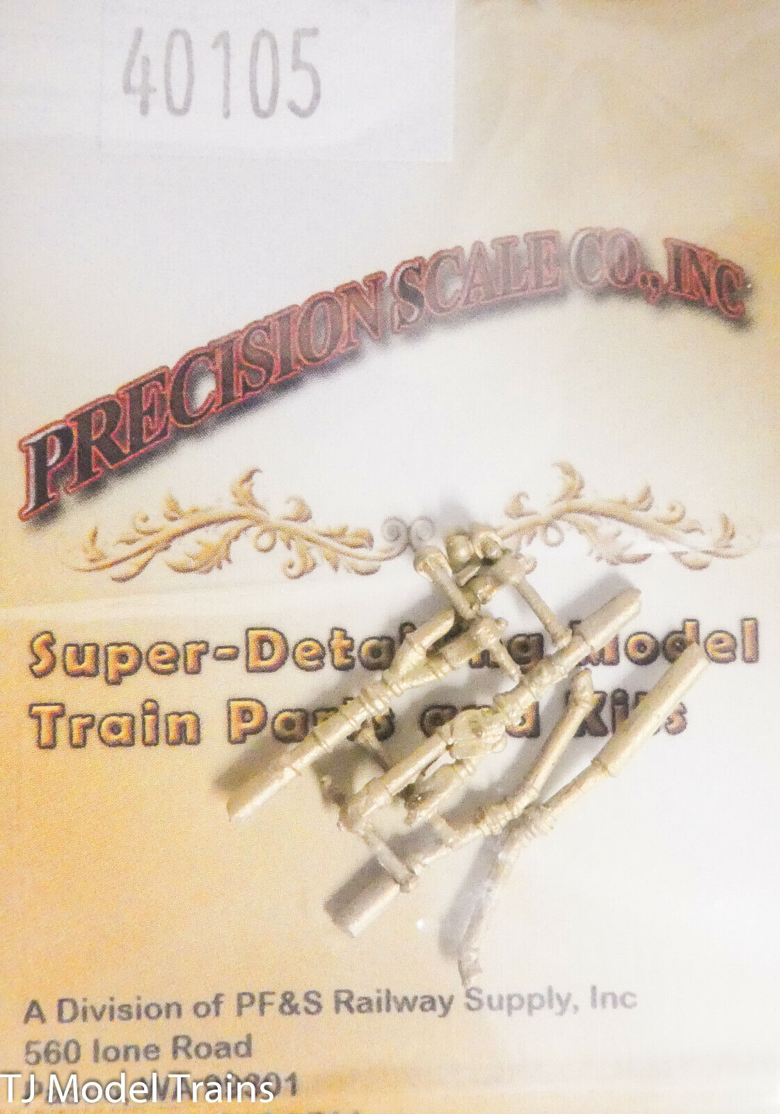 Precision Scale O #40105 Sanders, for Wabash Style (Brass Castings)