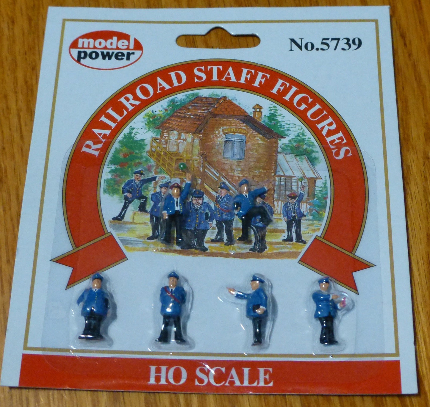 Model Power #5739 Railroad Personnel pkg(6) -- Railroad Staff