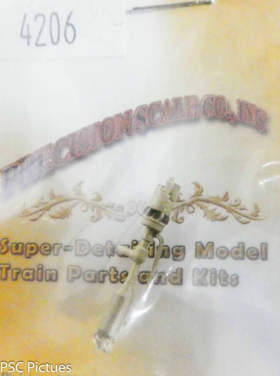 Precision Scale O #4206 Whistle, Chime, Left Side Mount (Brass Casting)