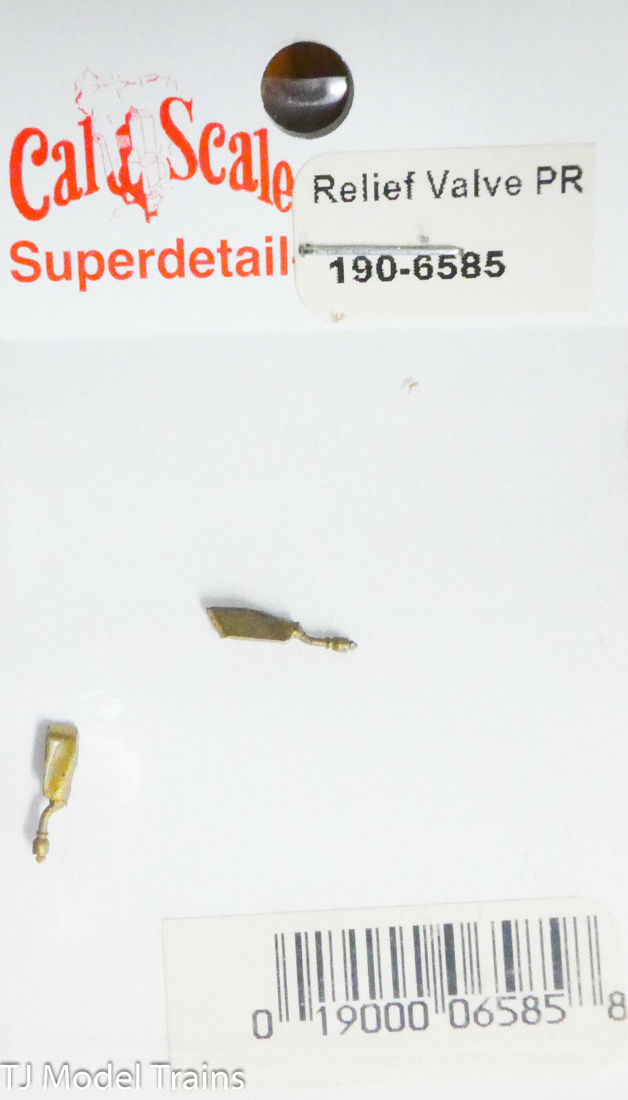 Cal-Scale HO #6585 Relief Valve, 1 pair (Brass Casting) HO Scale