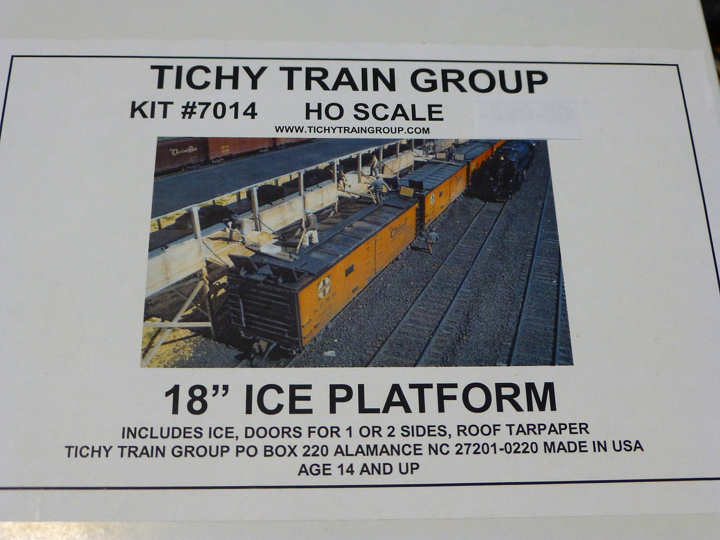 Tichy Train Group #7014 (HO Scale) Icing Platform/Dock -- Kit - 18" 45.7cm Long