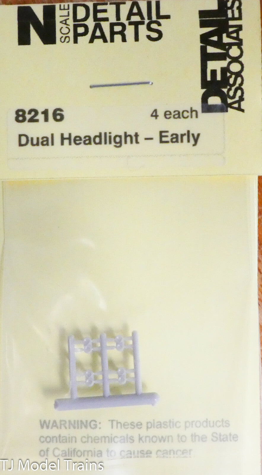 Detail Associates N #8216 Dual Headlight - Early Style (Plastic)