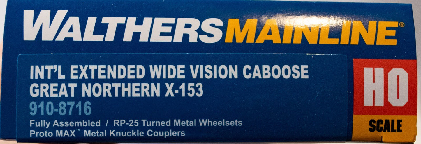 Walthers HO #910-8716 International Extended Wide-Vision Caboose - Ready to Run