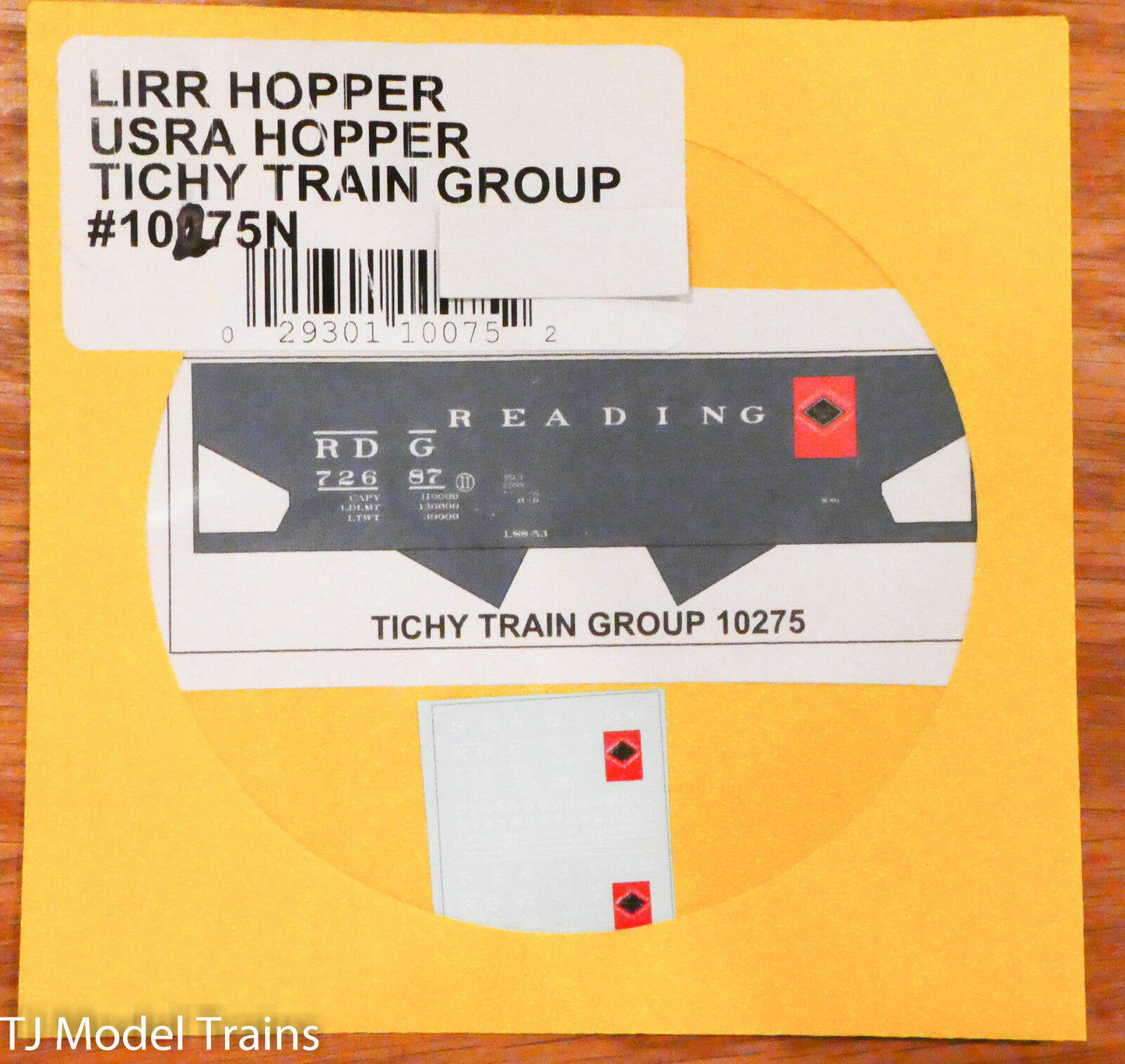 Tichy Train Group Decal #10275N Reading 2 Bay Steel USRA Hopper (Decal)