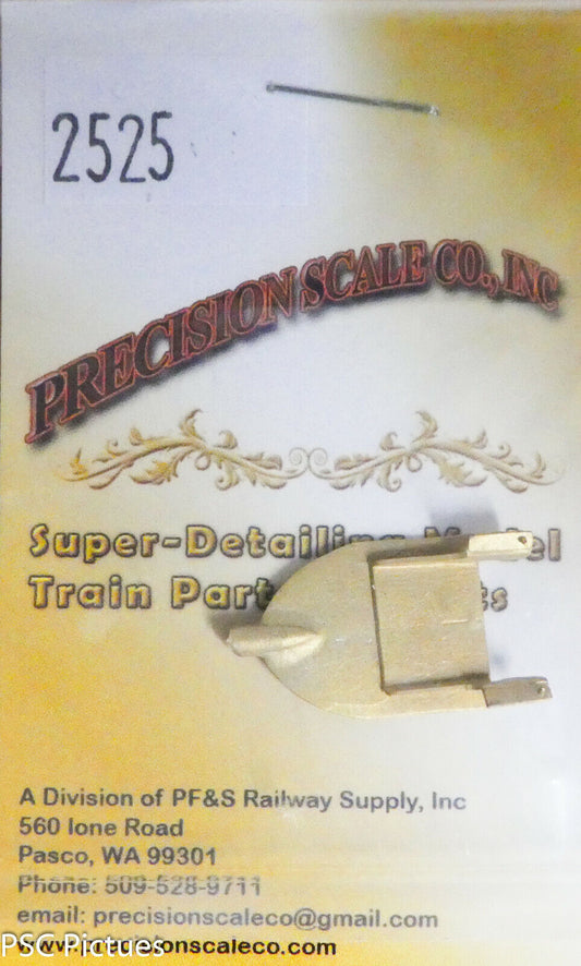 Precision Scale O #2525 Bracket, Headlight, Heisler #2  (Brass Casting Part)