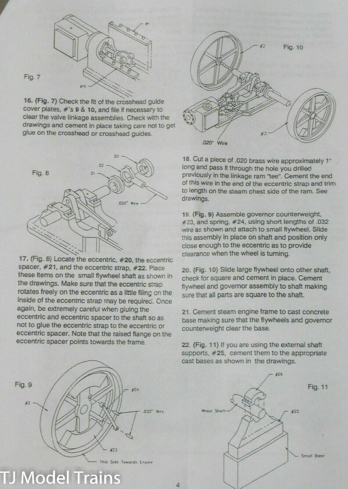 American Model Builders, Inc HO #107 (250 H.P.) Stationary Steam Engine (Kit)